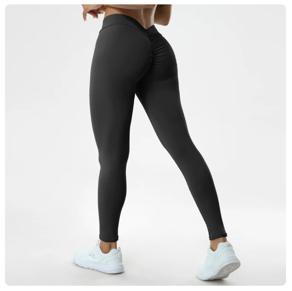 Sexy V Butt Push Up Fitness High Waist Pants alechie store